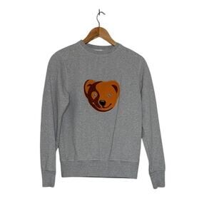 Oris Teddy Bear Crew Neck Sweatshirt Size Small